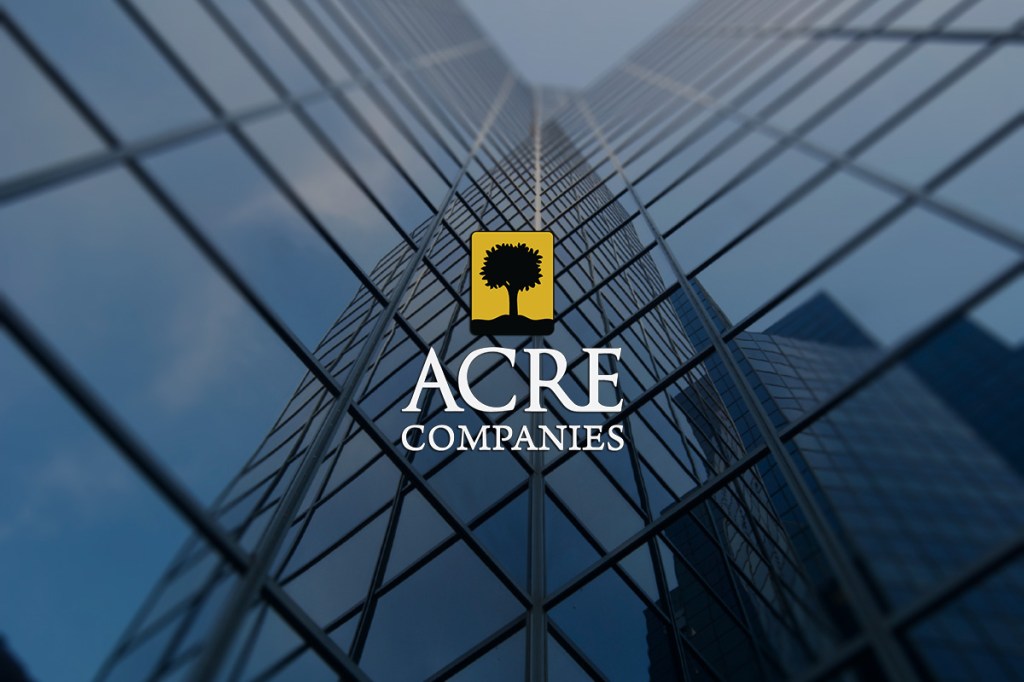 acre investment company logo commercial property management company that uses Yardi Breeze