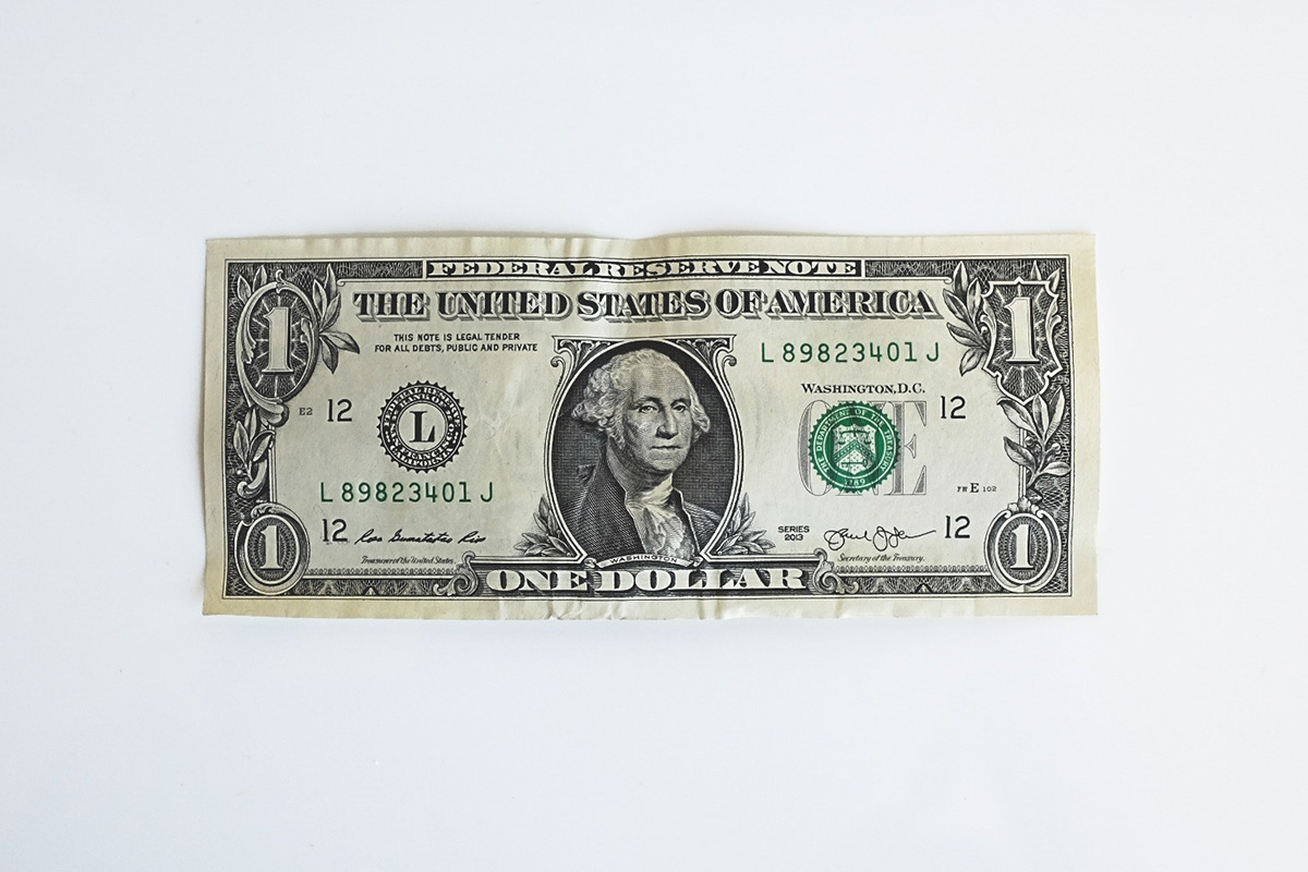 one dollar bill showing how much october 2018 average rents are down