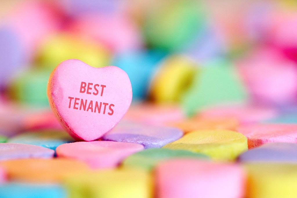 custom conversation heart valentine's day ideas for property managers