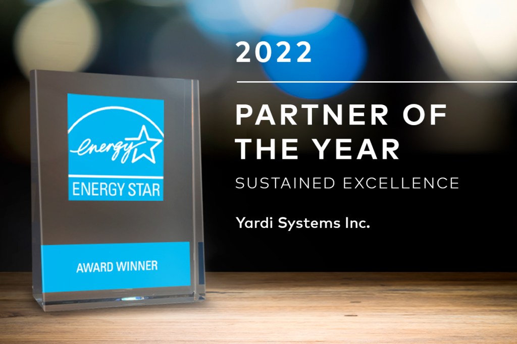 Yardi Systems: ENERGY STAR Partner of the Year Sustained Excellence Award 2022