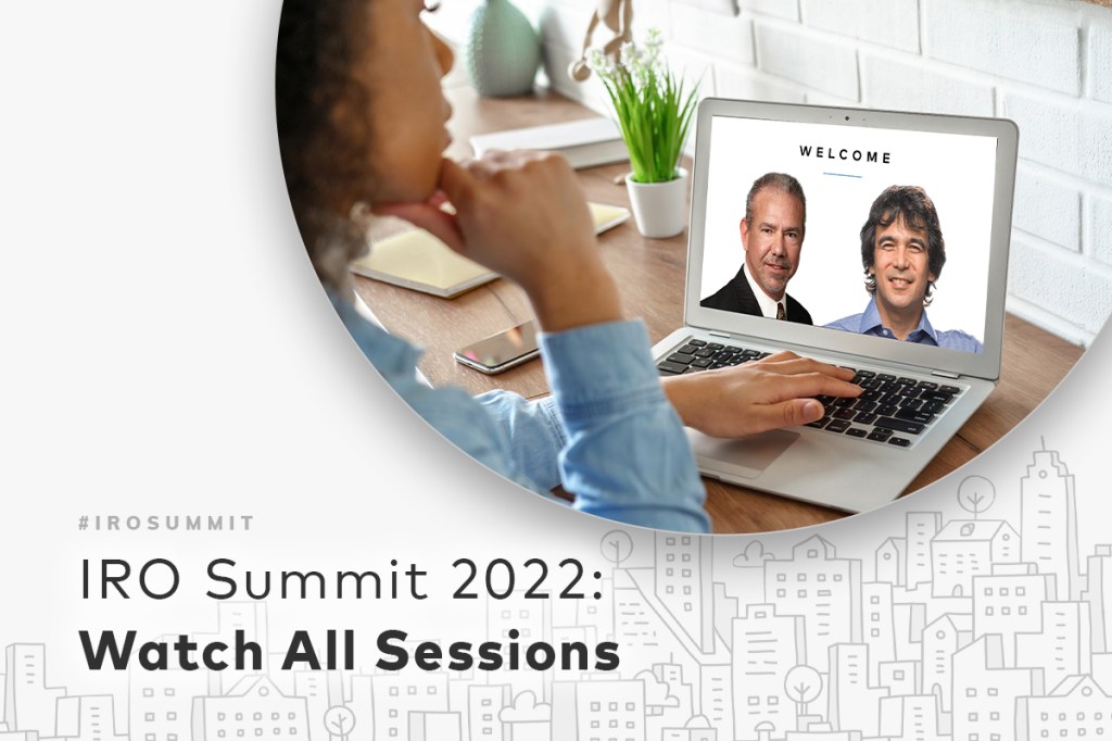 IRO Summit 2022: Watch all sessions
