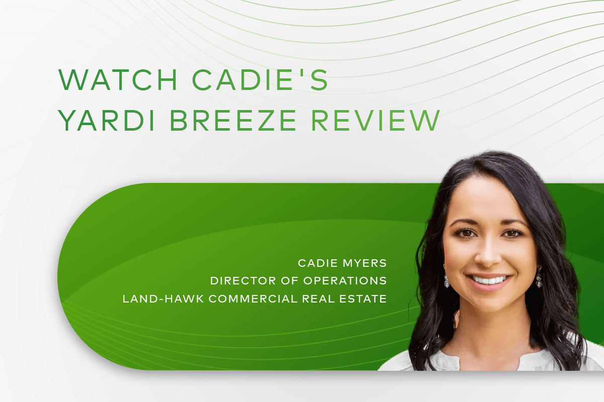 Yardi Breeze Review Cadie Myers, Land Hawk
