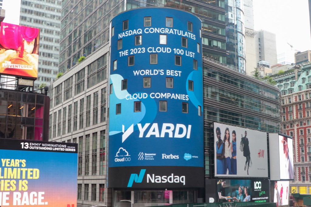 Yardi has been named to the 2023 Forbes Cloud 100
