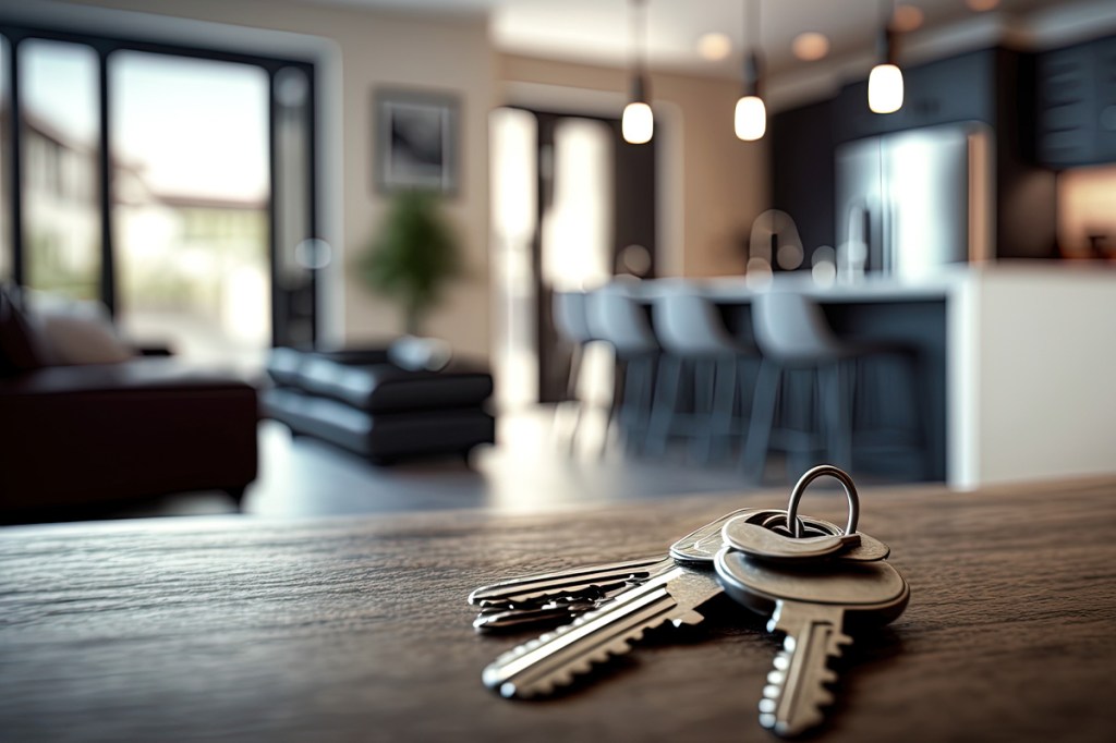 Keys in an apartment