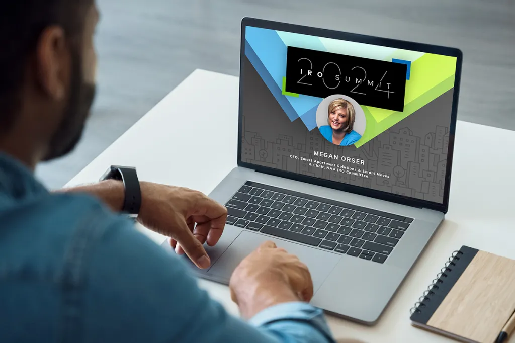 Laptop displaying The IRO’s Practical Guide To AI & Automation